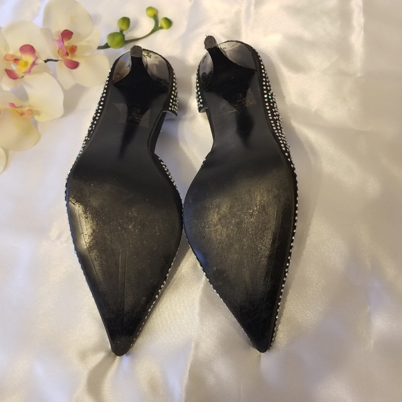 Italina AB Rhinestones Shoes size 8 1/2 - Picture 4 of 7